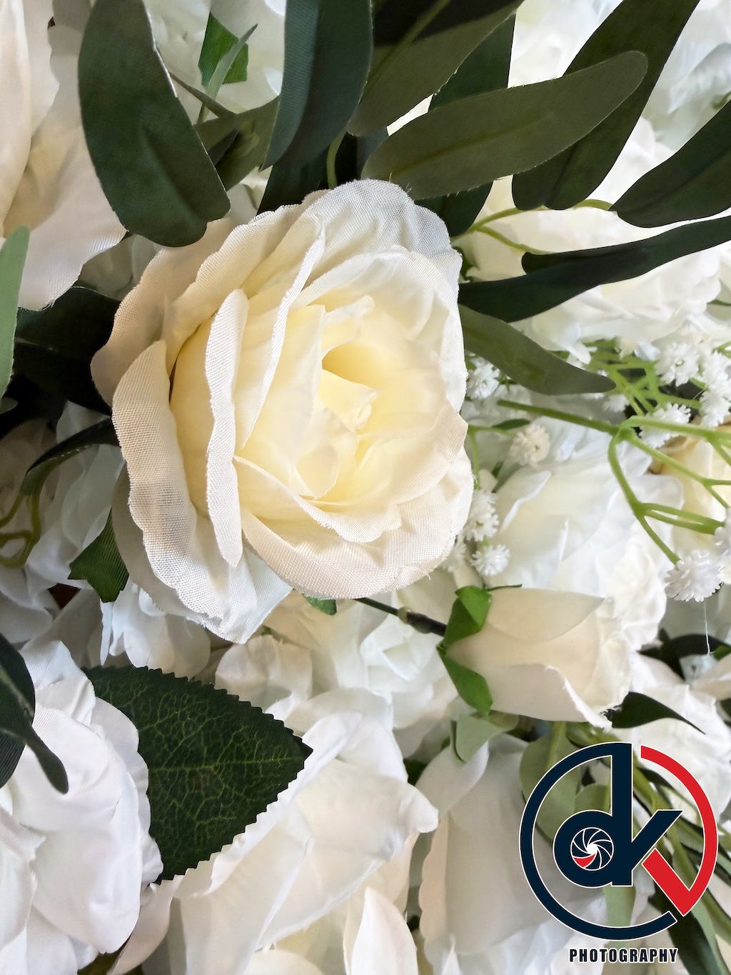 dkphotography Flower Wall Hire photography Close Up Left