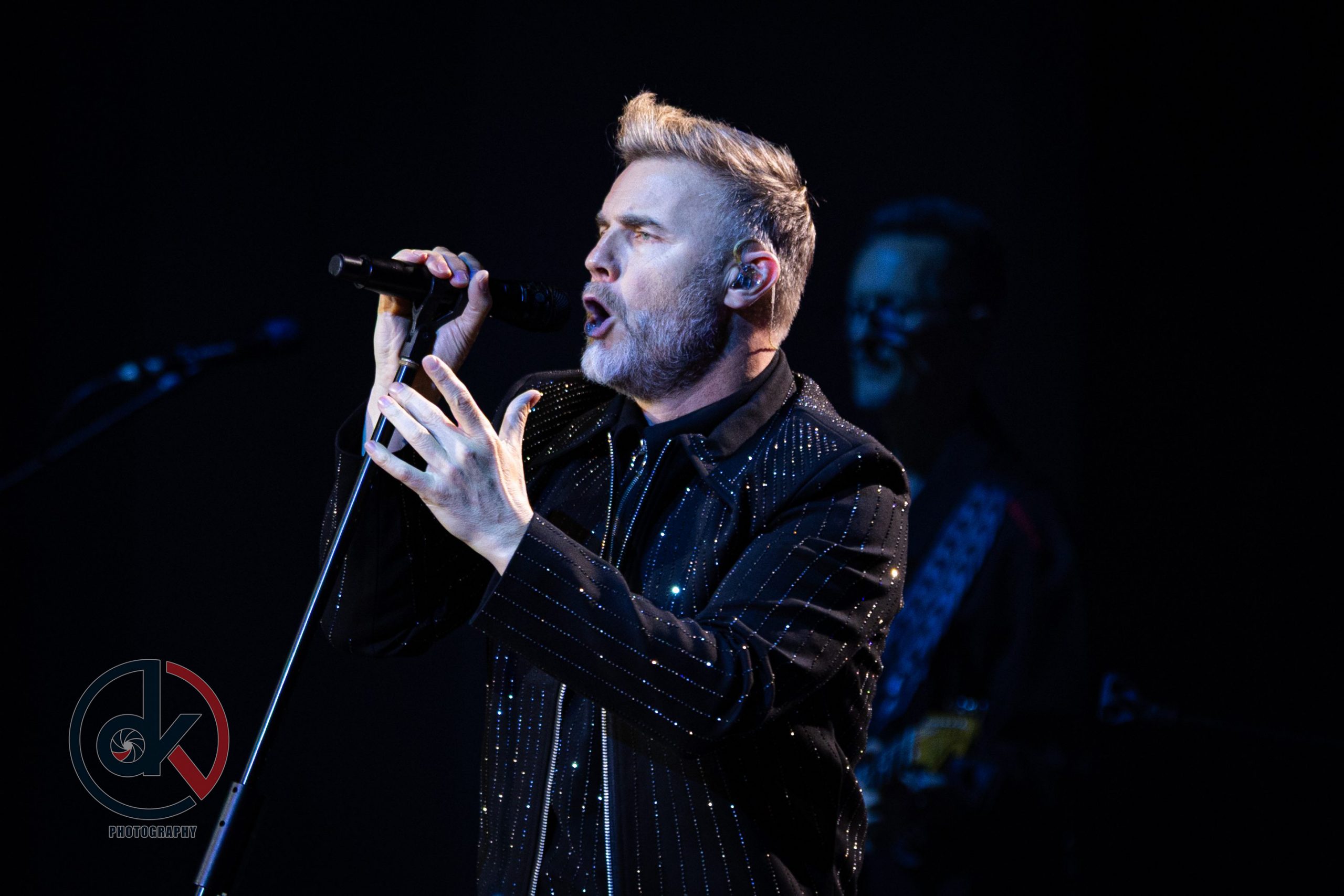 Gary Barlow performing live at the Royal Hall Isle of Man